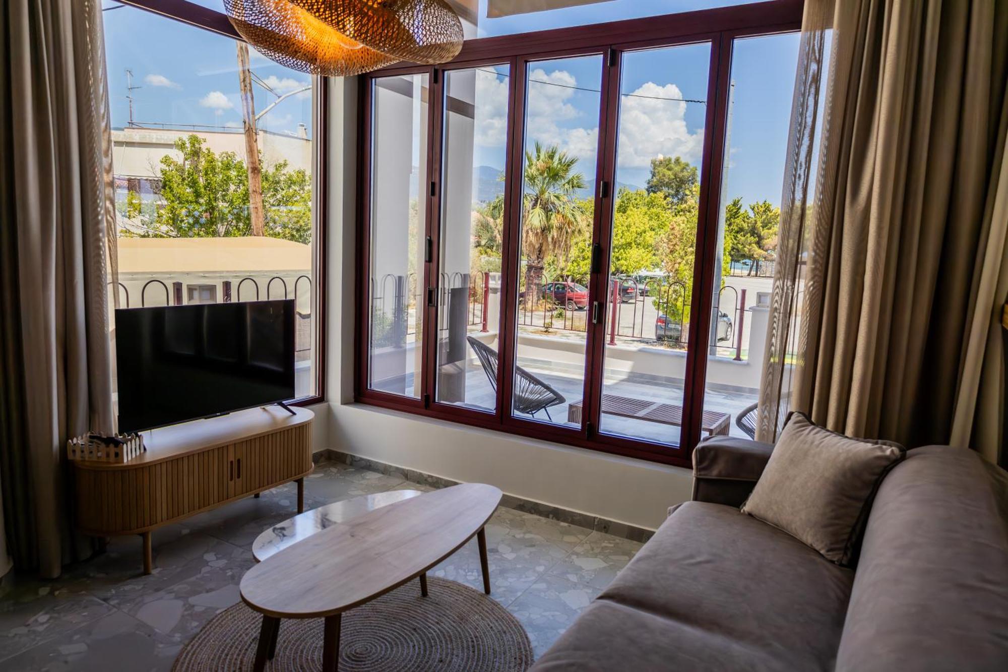 Take Me Here With A Sea View By Salt Apartments Волос Экстерьер фото